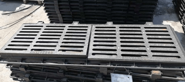 靖西球墨铸铁连体双篦展示